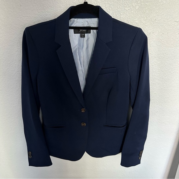 J Crew Original Schoolboy Blazer, Navy - Picture 3 of 6